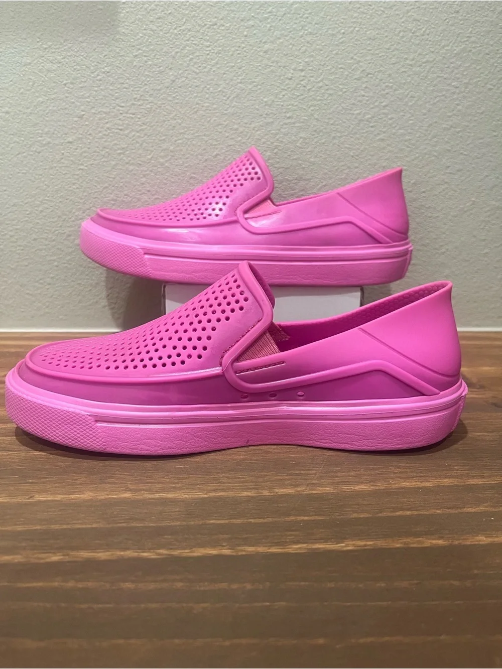 CROCS showcasing vintage